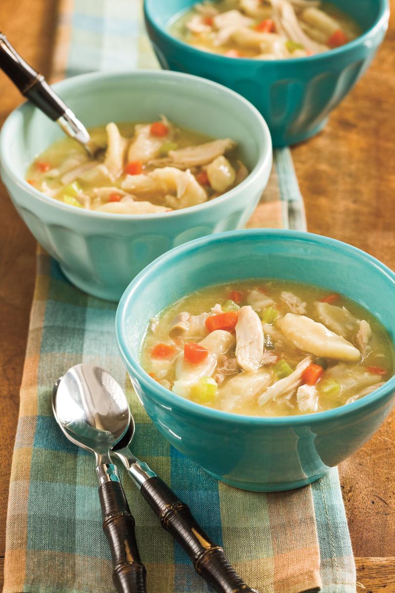 Kylling Soups Easy Chicken and Dumplings