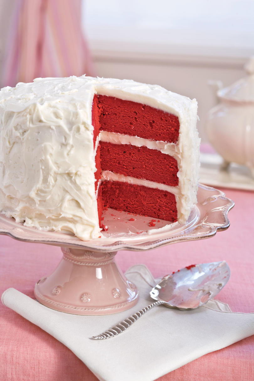 червен Velvet Layer Cake