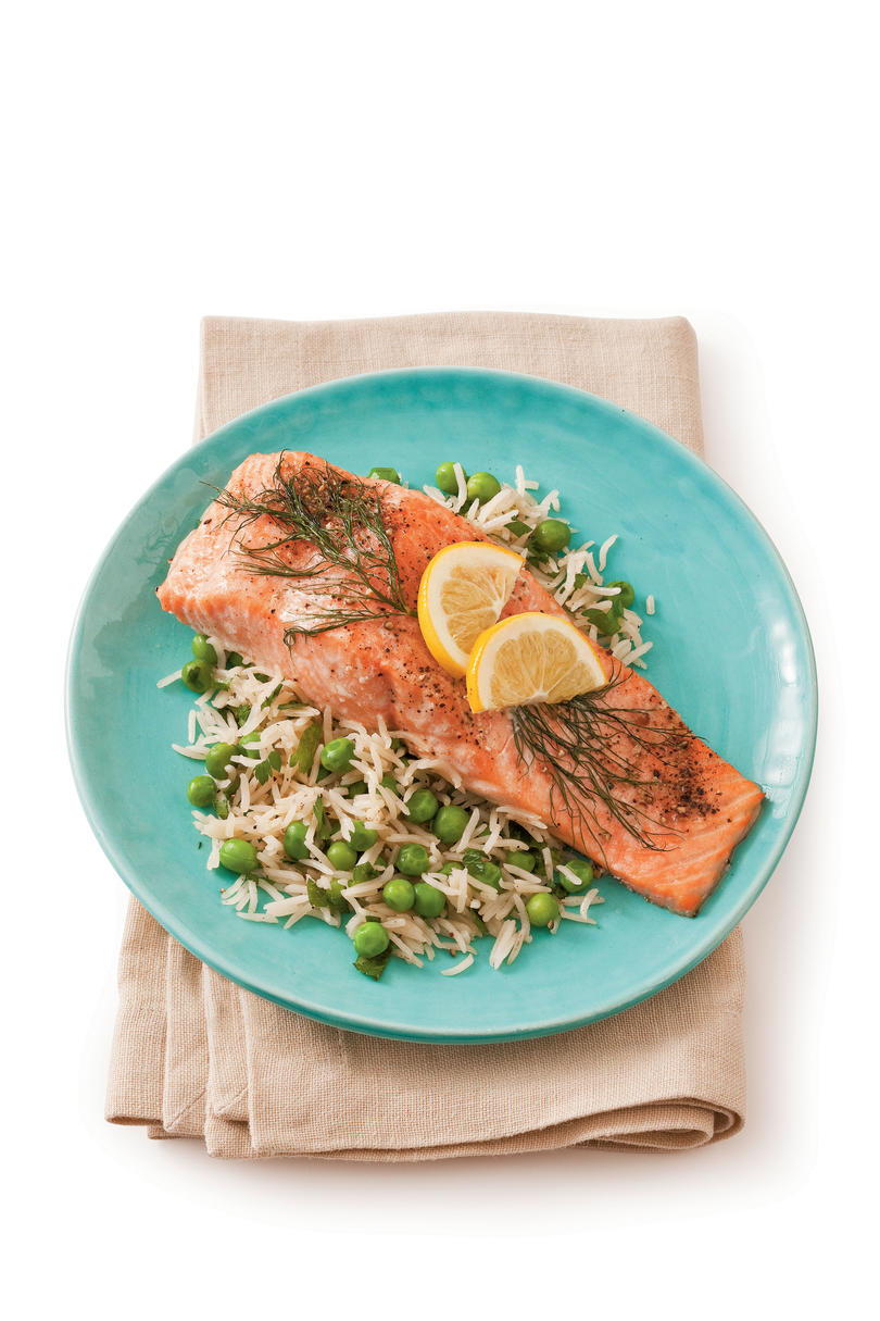 Ristede Salmon with Lemon and Dill