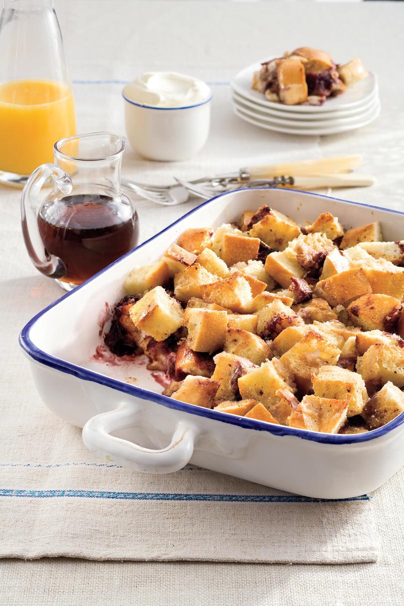 Pozdní snídaně Recipes: One-Dish Blackberry French Toast