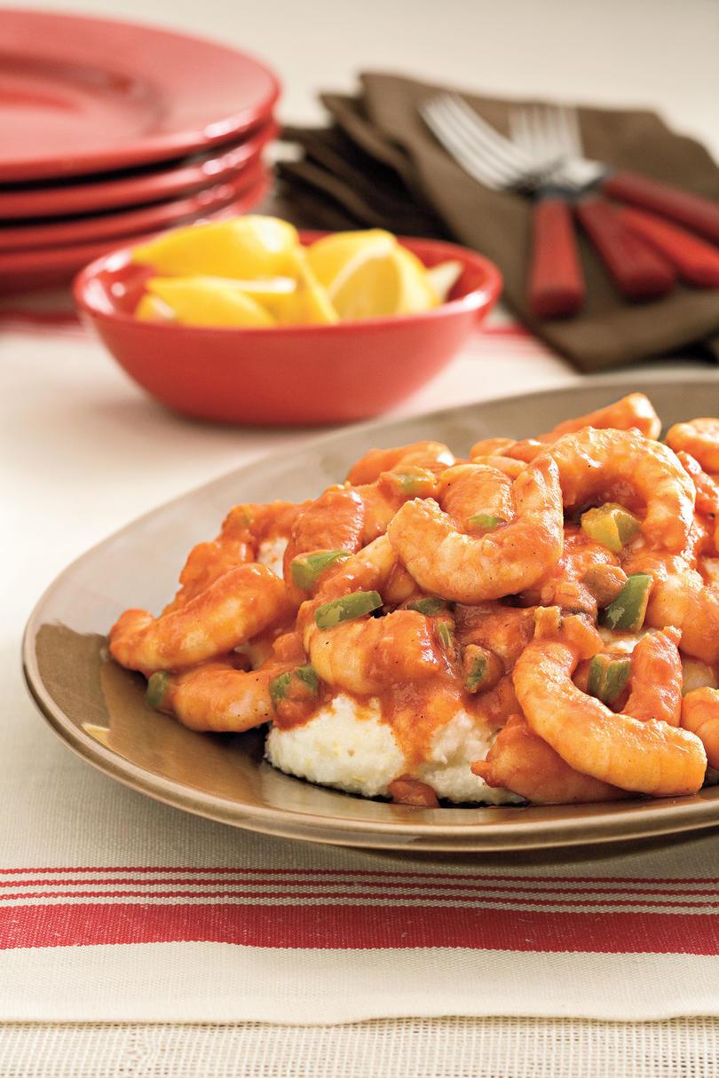 الكاجون Recipes: Creole Shrimp and Grits