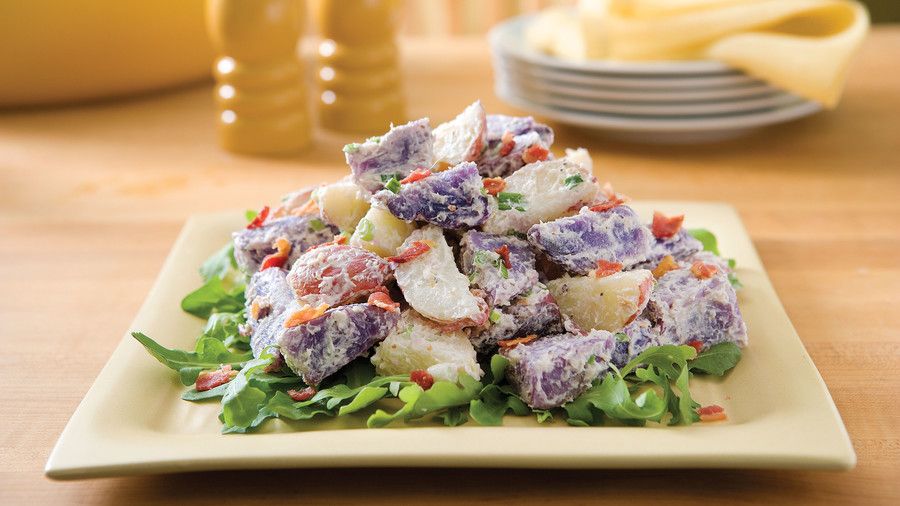 Sano Food Recipe: Warm Purple-and-Red Potato Toss