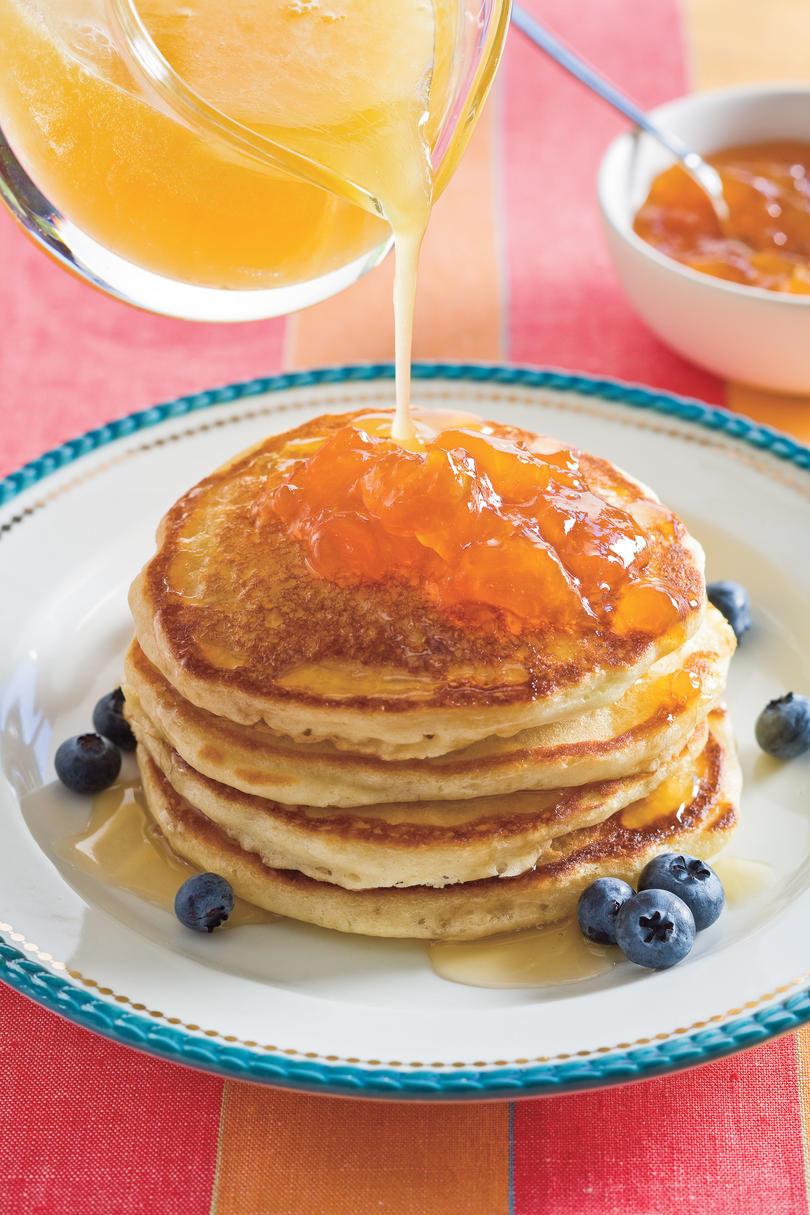 Pam-Cakes With Buttered Honey Syrup