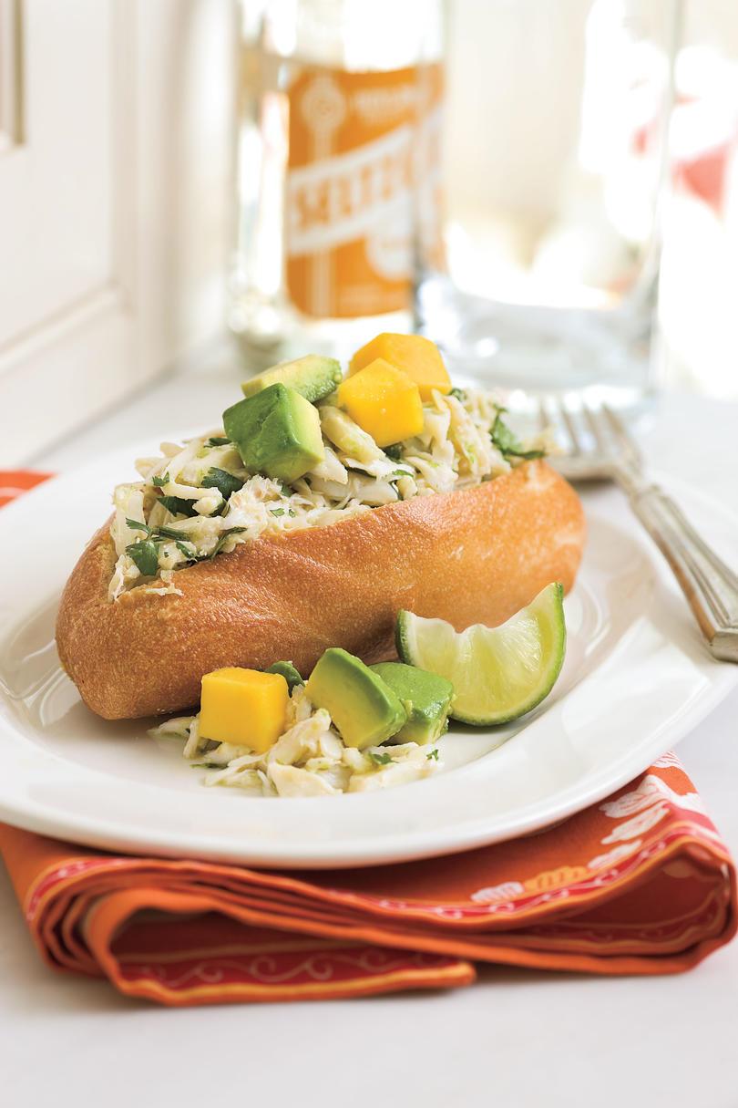 Let, Healthy Seafood Recipes: Caribbean Crab Sandwich