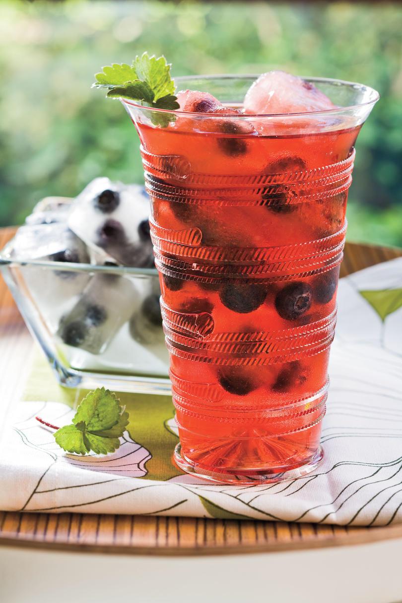 Fresco Blueberry Recipes: Berry Ice Cubes