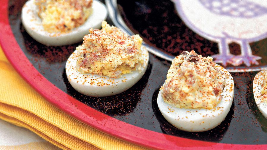 رابع of July Recipes: Barbecue Deviled Eggs