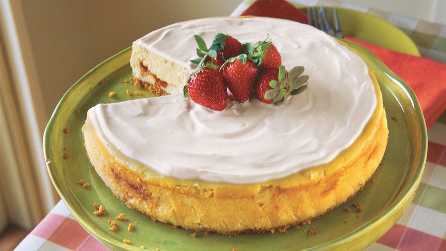 irština Strawberry-and-Cream Cheesecake Recipes