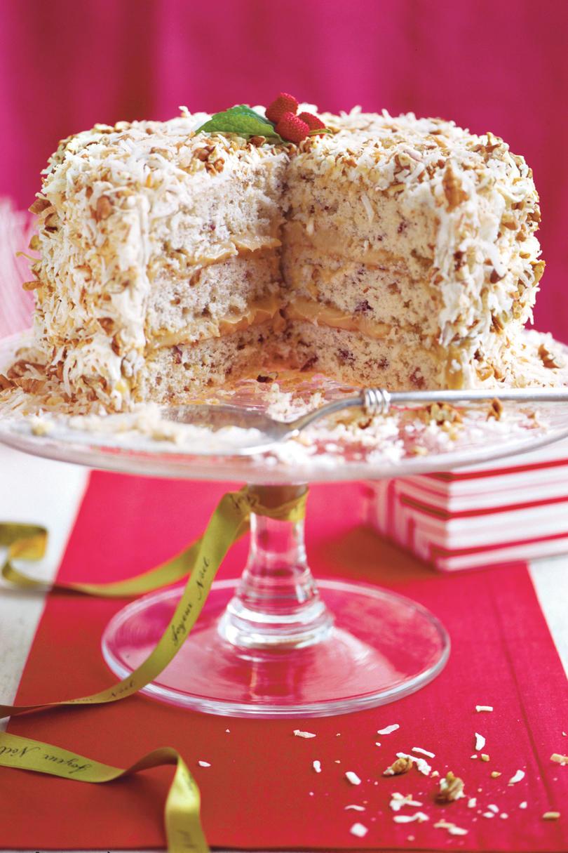 クリスマス Dessert Recipes: Caramel Cream Cake