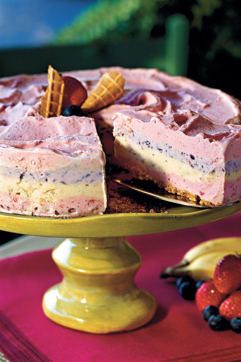 الفراولة Smoothie Ice-Cream Pie Recipes