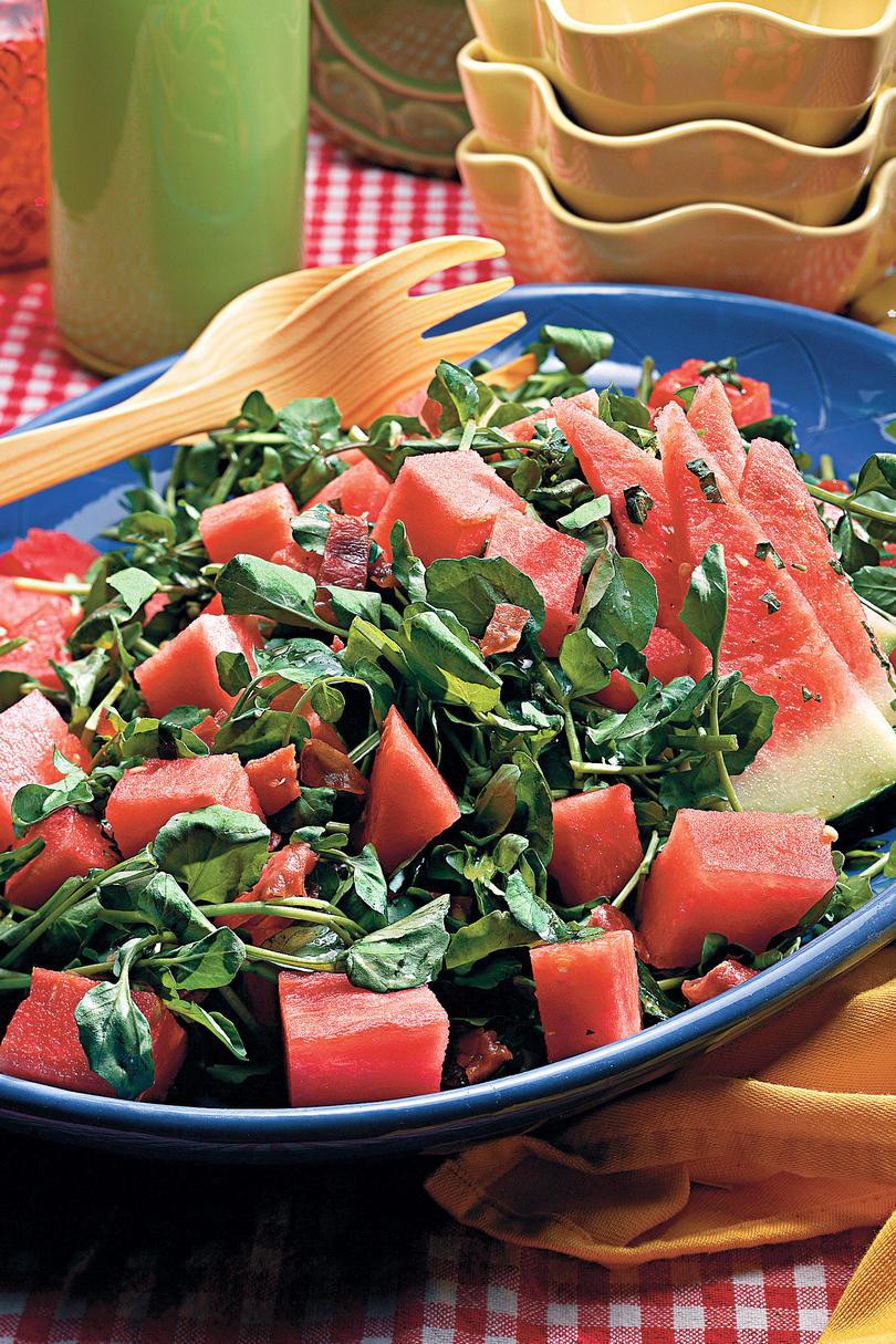 Vandmelon-Prosciutto Salad