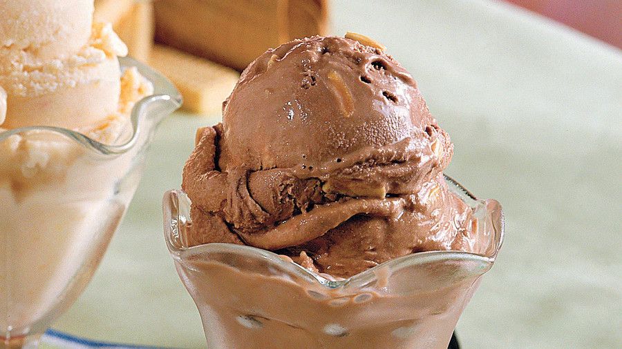 لا-كوك Chocolate-Almond Ice Cream