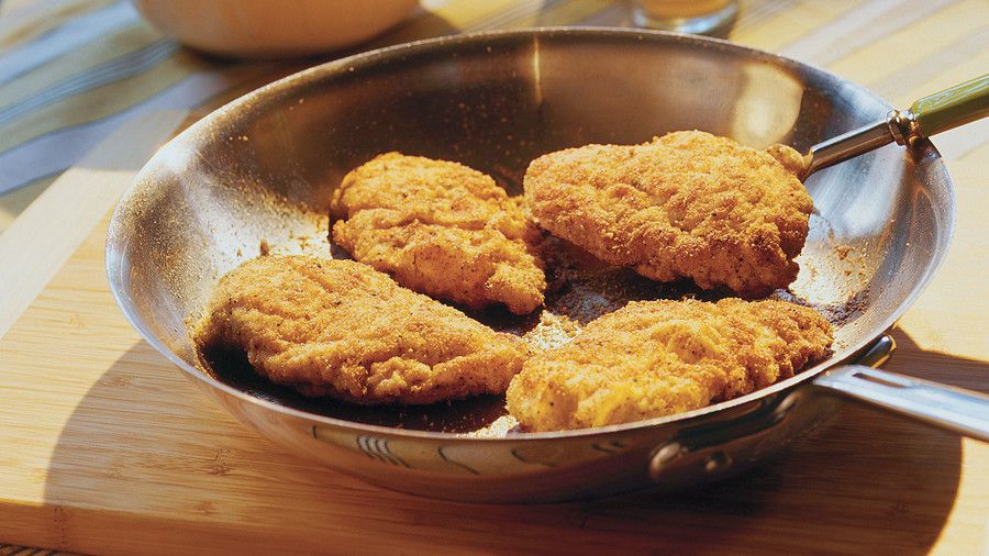 Křupavý Pan-Fried Chicken