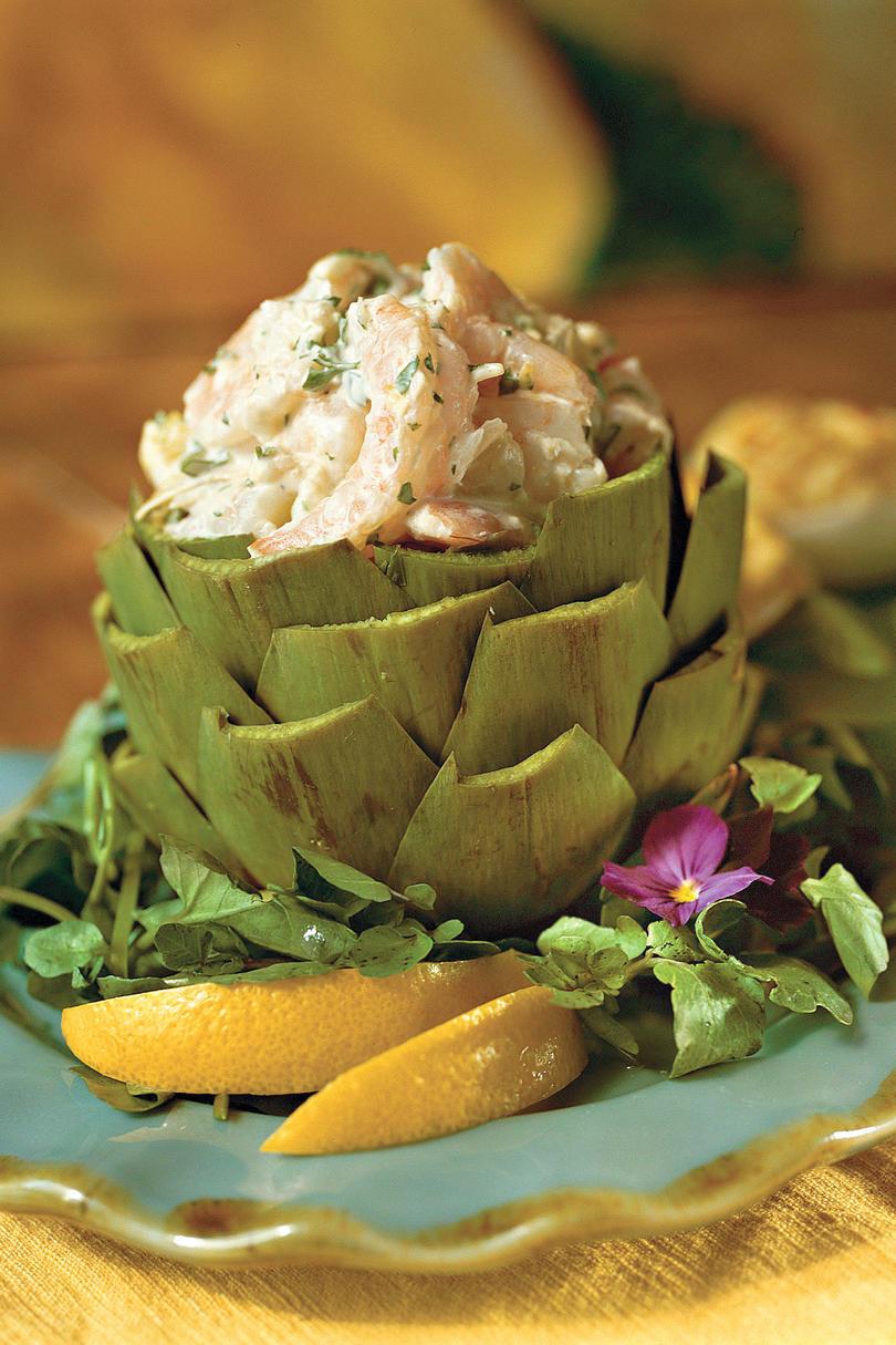 ربيع Salad Recipes: Shrimp-and-Artichoke Salad