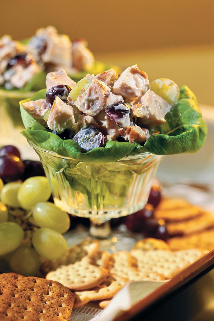 Kylling Salad with Grapes Recipe