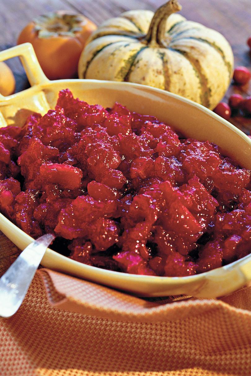 Acción de gracias Dinner Side Dishes: Double Cranberry Apple Sauce 