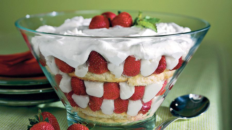 Strawberry-Sugar Biscuit Trifle Recipes