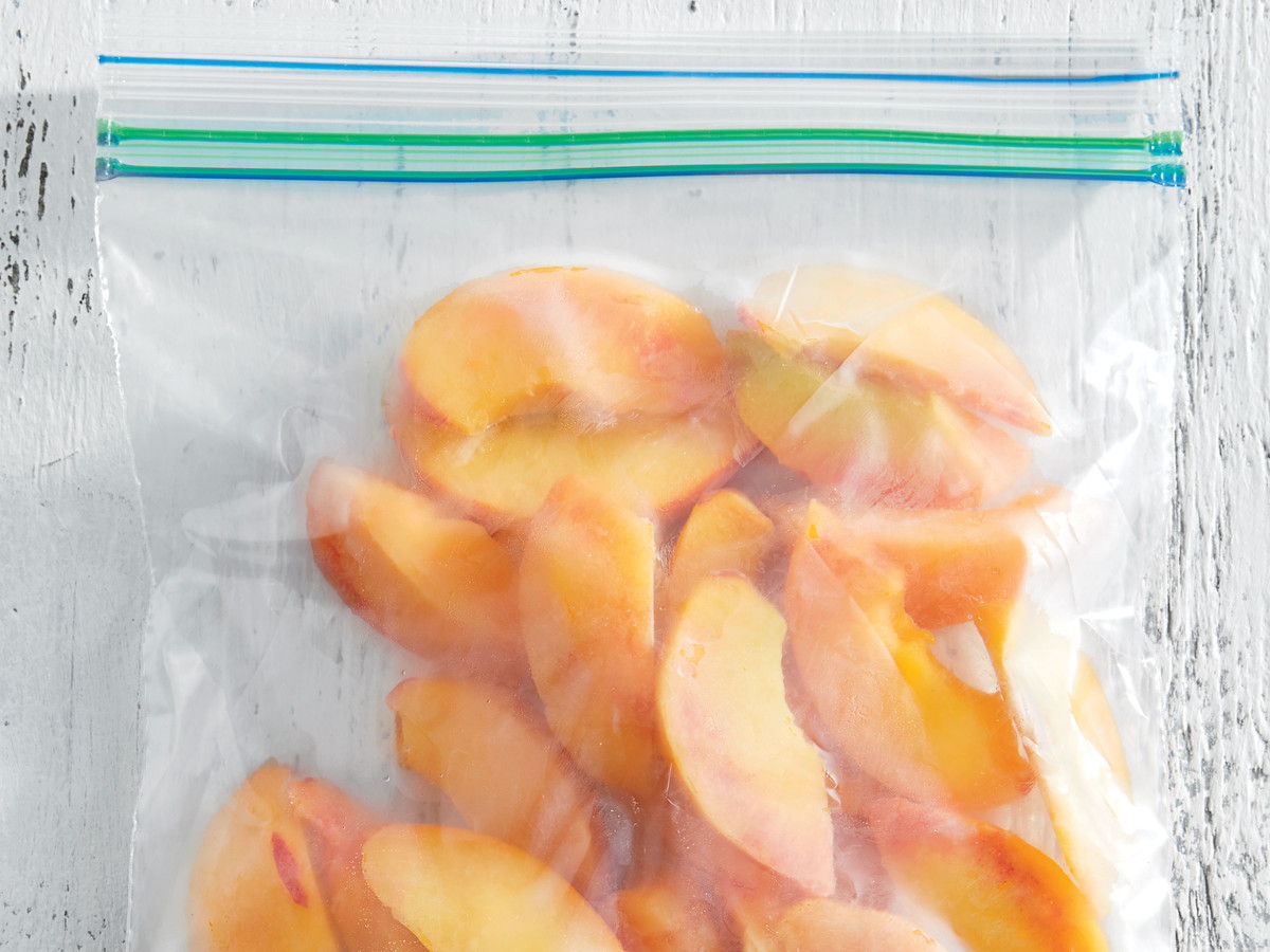 مجمد Peaches in Freezer Bag