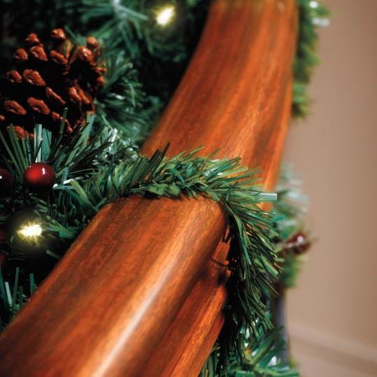 مخزون Up On These Holiday Decorations Now Frontgate Faux-Pine Garland Ties