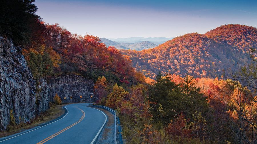 Russell-Brasstown Scenic Byway Fall Color