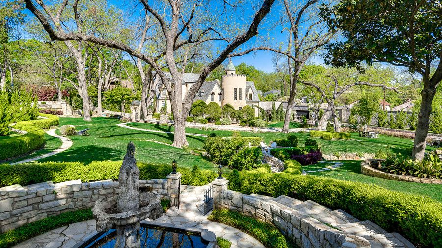 南 Living Dallas Chateau Des Grotteaux Manicured Grounds