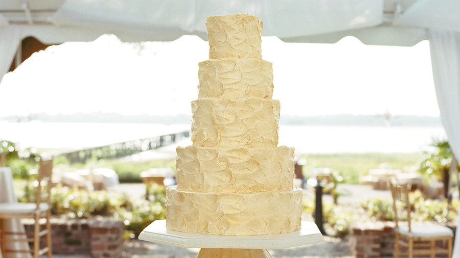 hvirvlede Wedding Cake