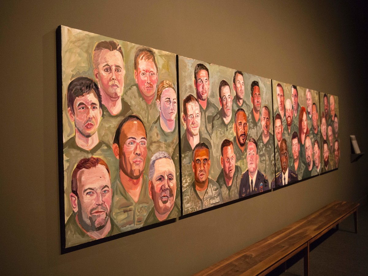 ジョージ W. Bush's Paintings of Wounded Militarty Veterans