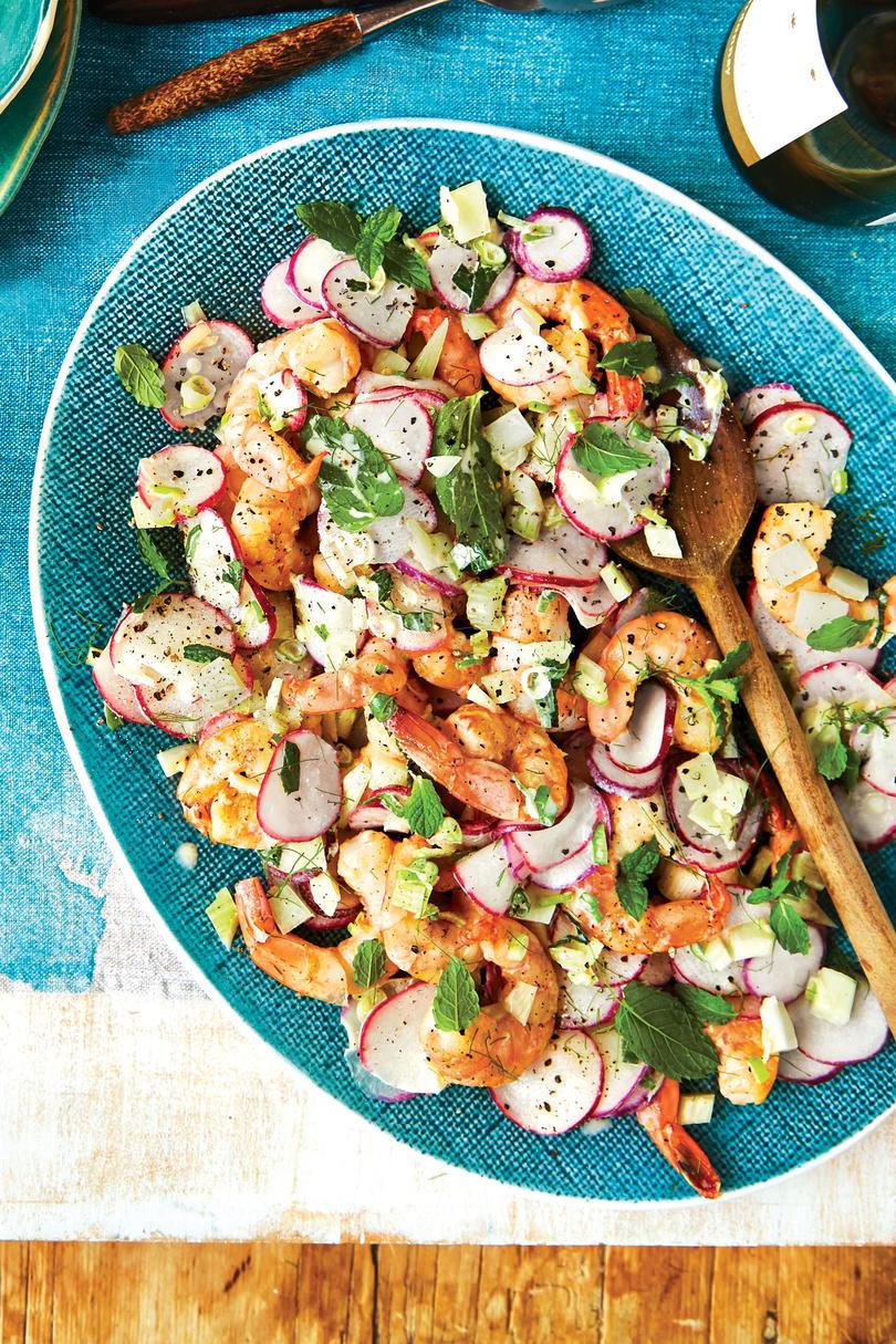 Gruzie Shrimp and Radish Salad