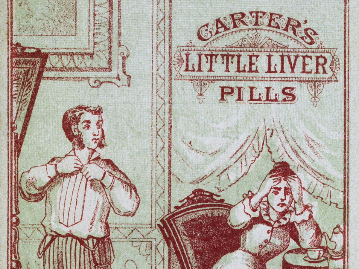 реклама for Carter's Little Liver Pills, circa 1900