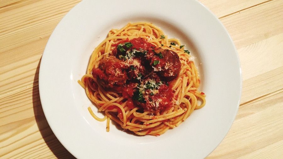 Špagety and Meatballs