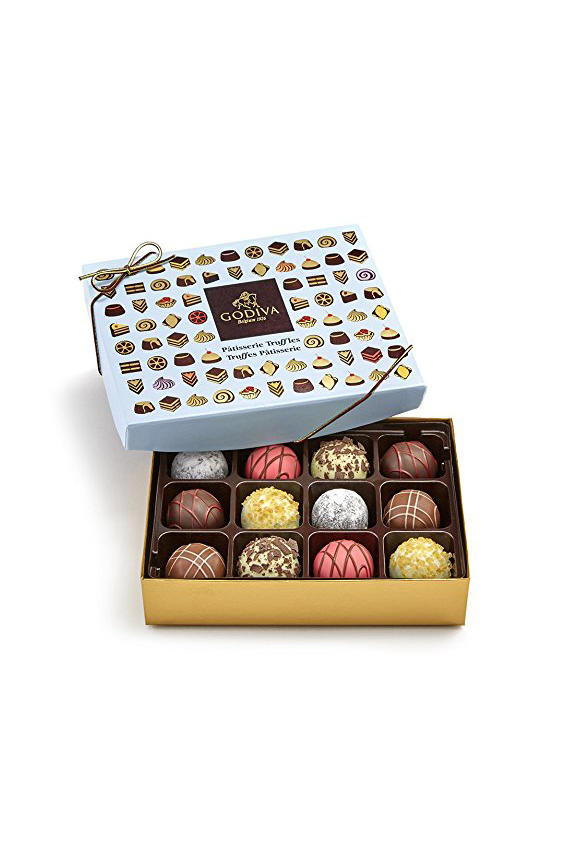 جوديفا Chocolatier 12-Piece Patisserie Chocolate Truffle Gift Box