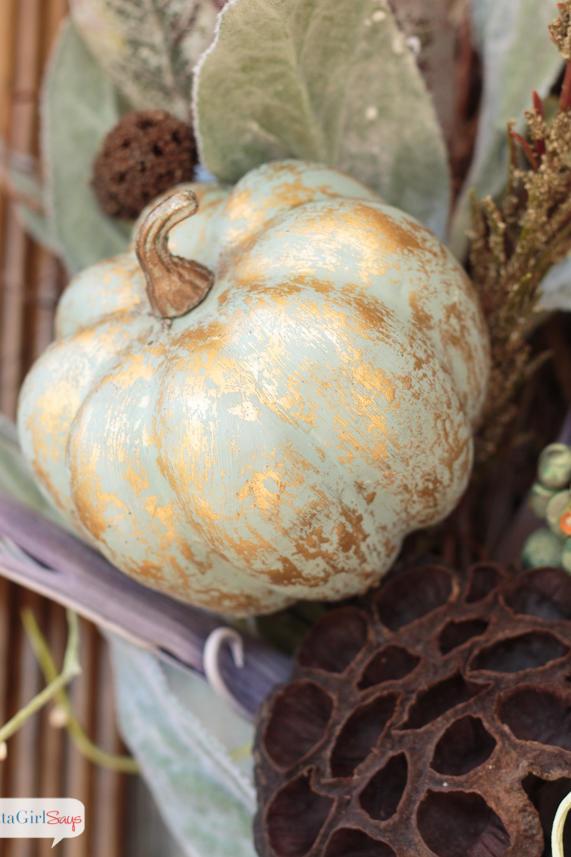 20 Incredible Ways to Decorate with Pumpkins This Fall Gold Foil Pumpkins