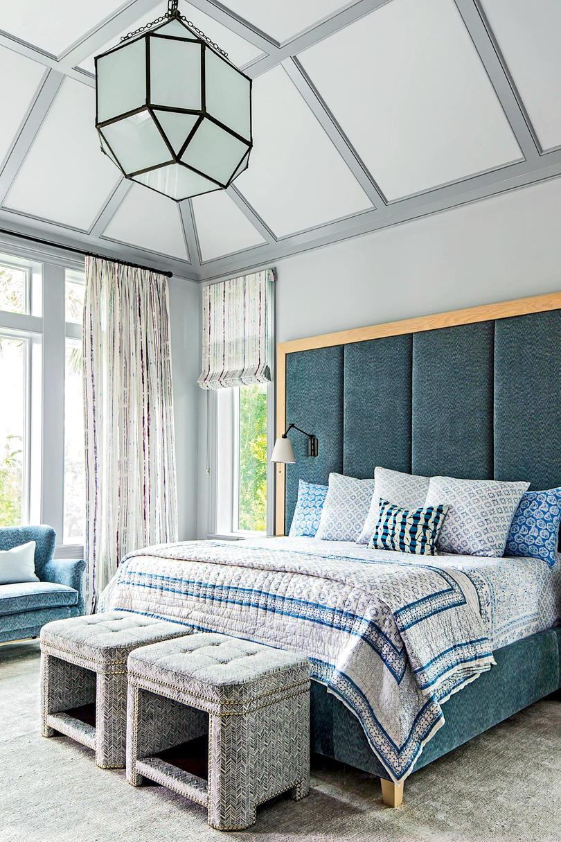 Gris azulado Master Bedroom