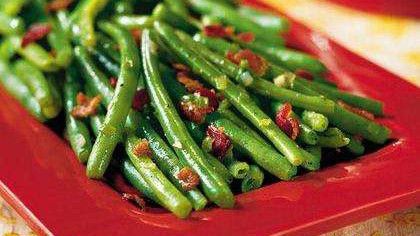 مقلي Green Beans with Bacon