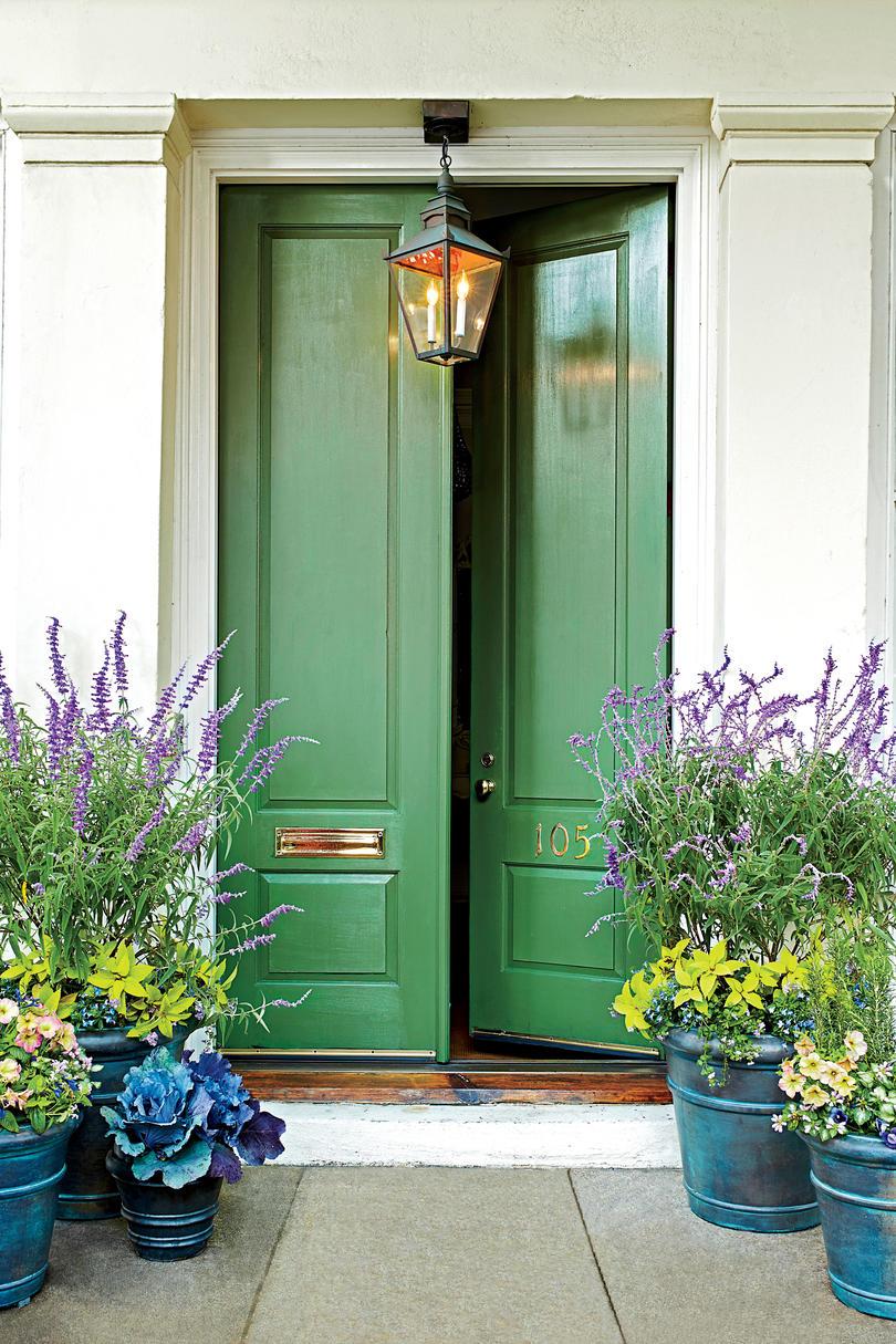 charlestón Green Front Door