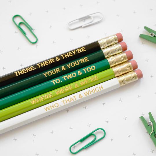 Grøn Grammar Pencils