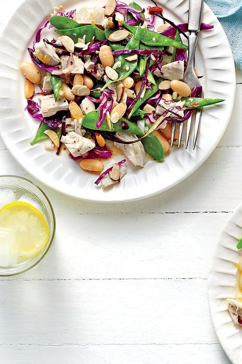 Пиле and White Bean Salad with Citrus Vinaigrette