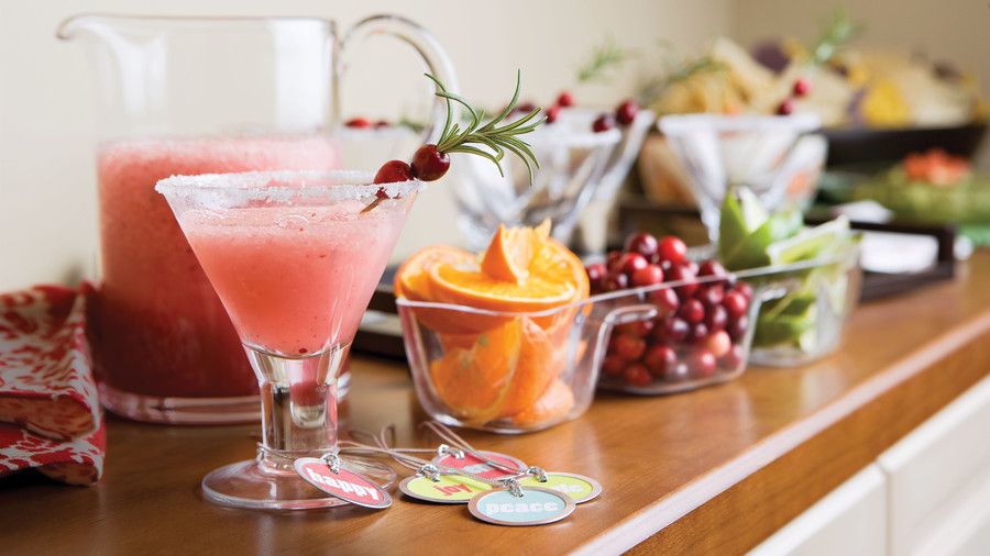 Удар and Cocktail Summer Drink Recipes: Frozen Cranberry Margaritos