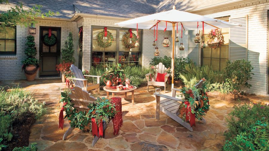 Коледа Decorating Ideas: Outdoor Furniture