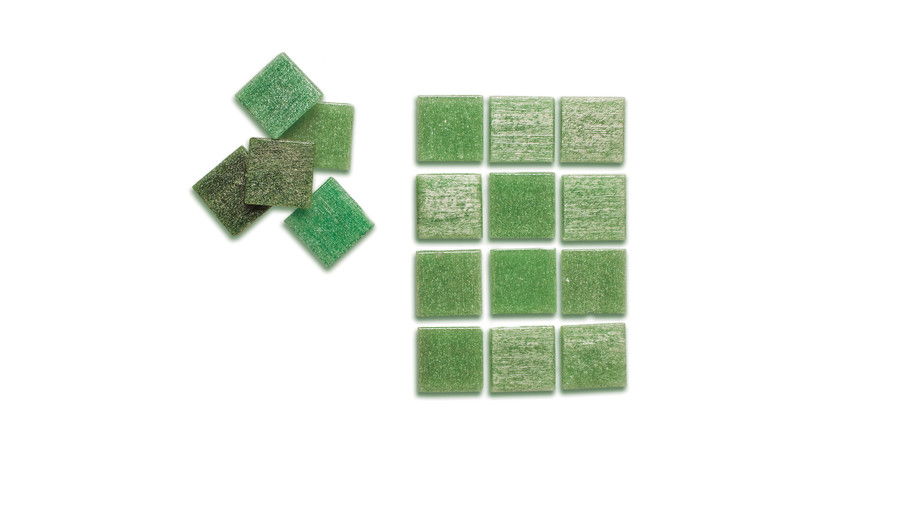 grøn glass tile