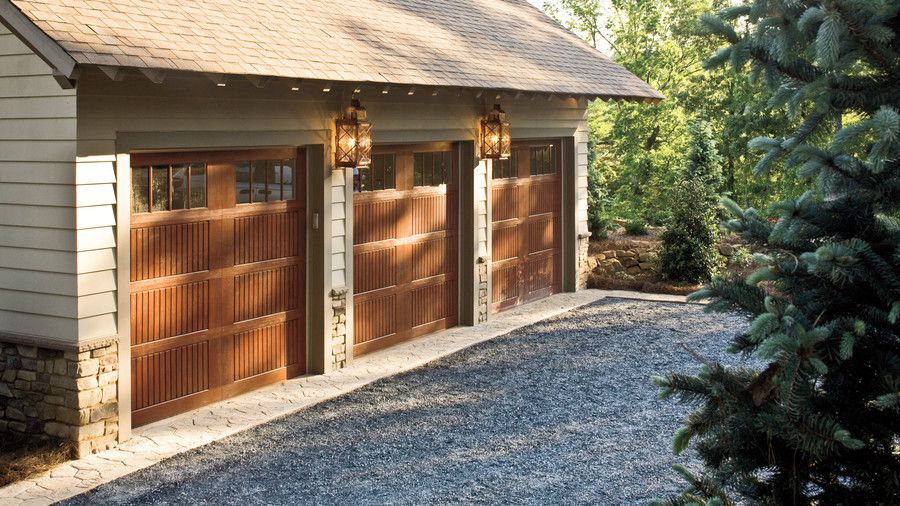 Formální Wood Garage Door