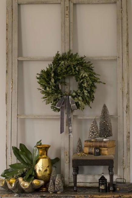 ヴィンテージ Christmas Decorations: Window Frames