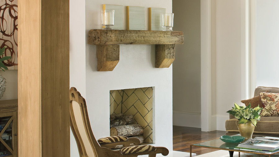 Rustikální & Simple Fireplace