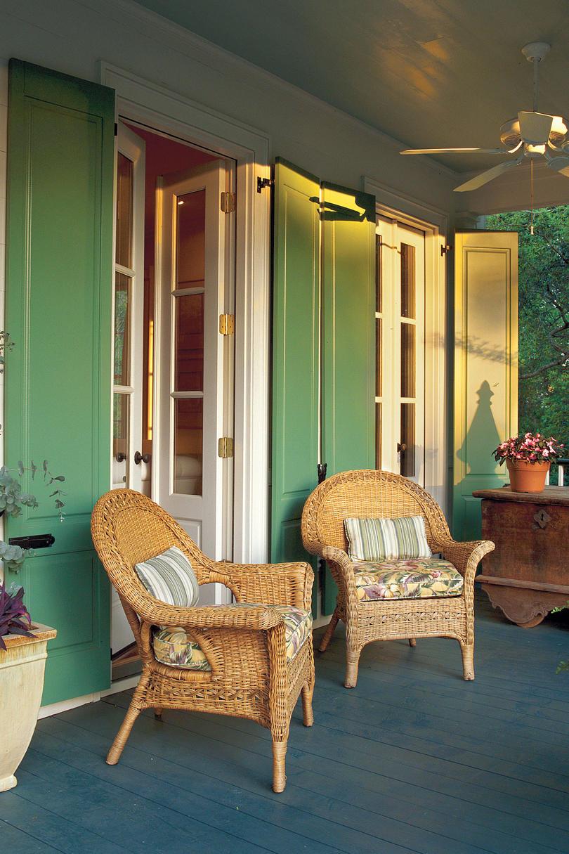 Jazzed-Up Porch Doors
