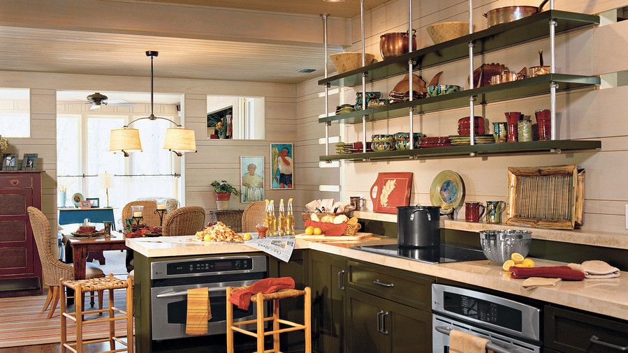 Cocina with open storage