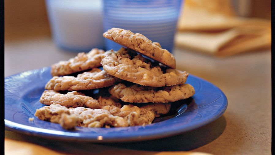 най-доброто Cookies Recipes: White Chocolate Chip-Oatmeal Cookies Recipes