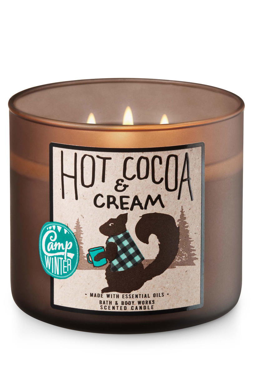 Horký Cocoa & Cream Bath & Body Works Candle