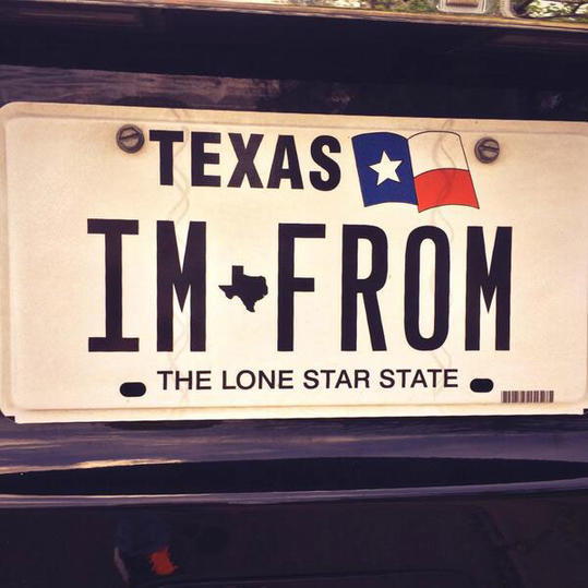 テキサス州： “I’m From (Texas)”