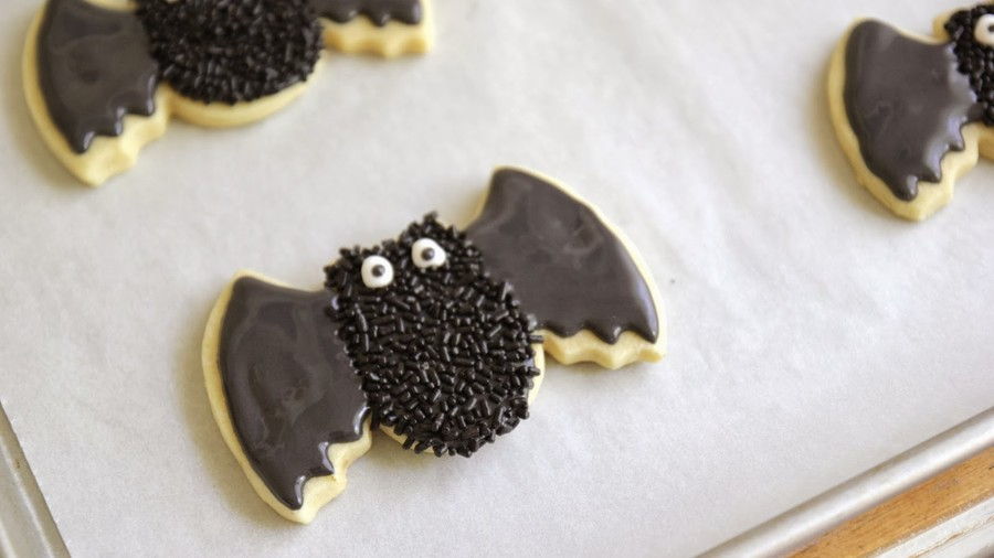 مرعب Bat Cookies