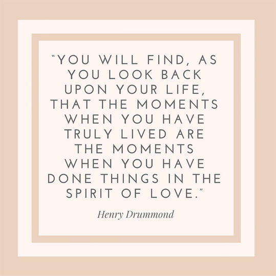ヘンリー Drummond Quote