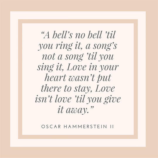Оскар Hammerstein II Quote